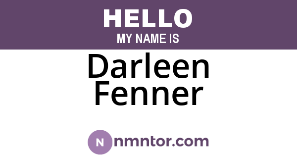 Darleen Fenner