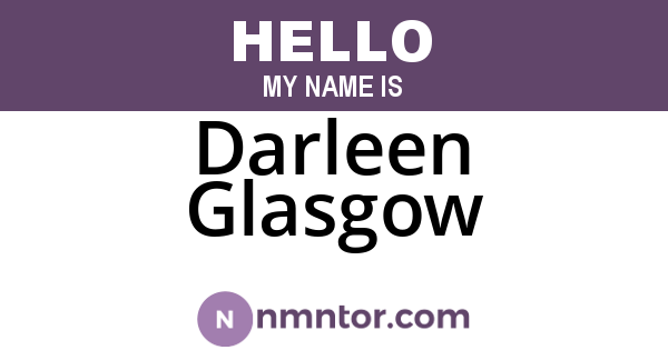 Darleen Glasgow