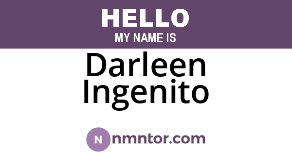 Darleen Ingenito