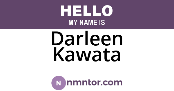Darleen Kawata