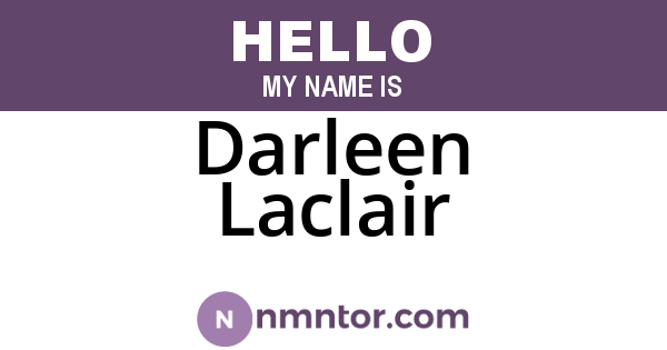 Darleen Laclair