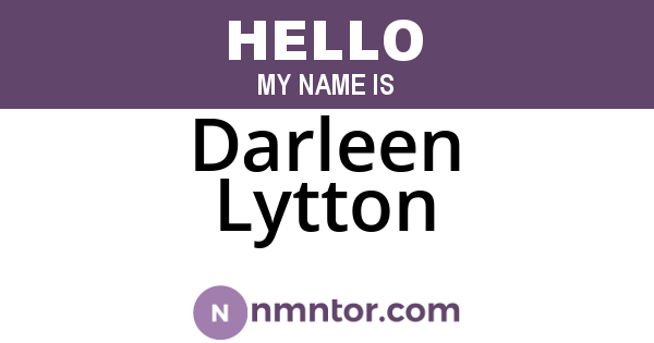 Darleen Lytton