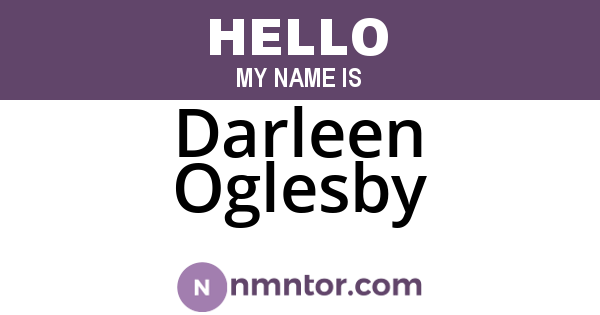Darleen Oglesby