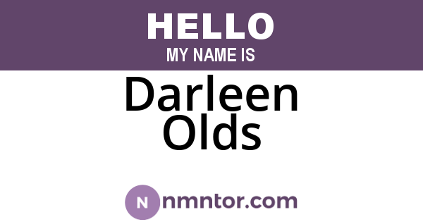 Darleen Olds