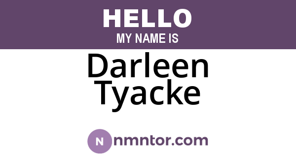 Darleen Tyacke