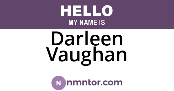 Darleen Vaughan
