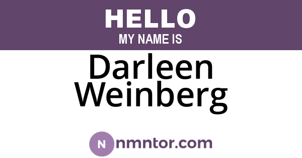 Darleen Weinberg