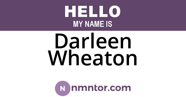 Darleen Wheaton