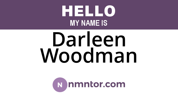 Darleen Woodman
