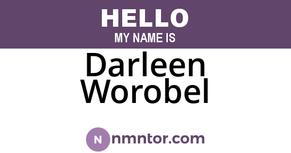 Darleen Worobel