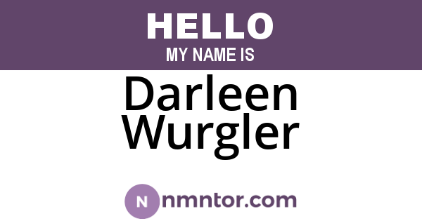 Darleen Wurgler
