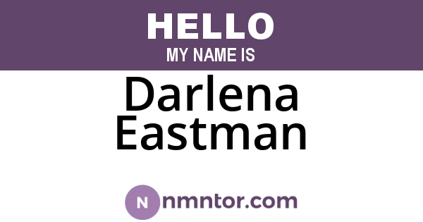 Darlena Eastman
