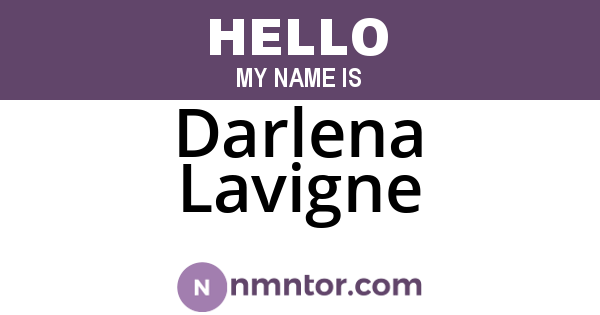 Darlena Lavigne