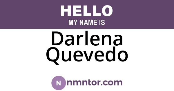 Darlena Quevedo