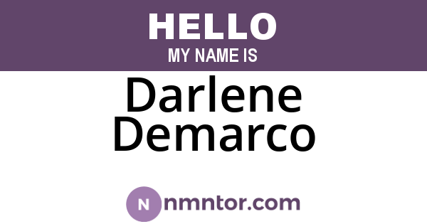 Darlene Demarco