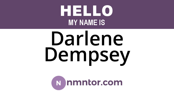 Darlene Dempsey