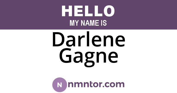 Darlene Gagne