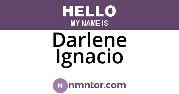 Darlene Ignacio