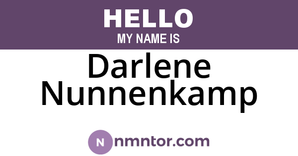Darlene Nunnenkamp