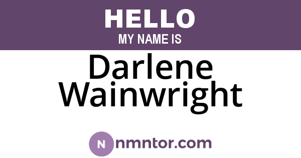 Darlene Wainwright