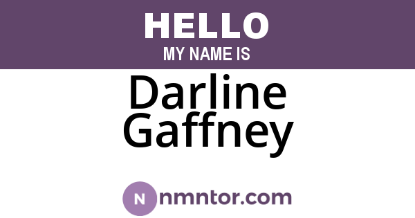 Darline Gaffney