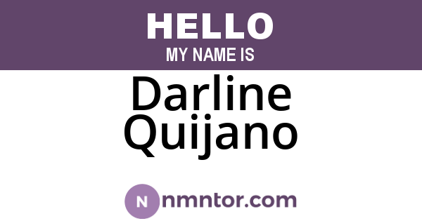 Darline Quijano