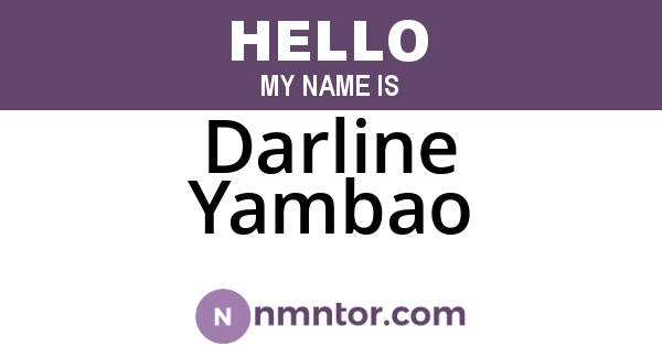 Darline Yambao