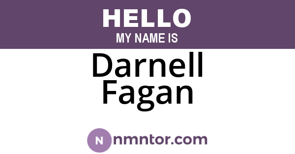 Darnell Fagan