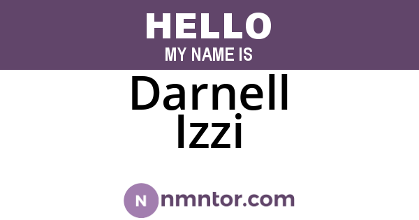 Darnell Izzi
