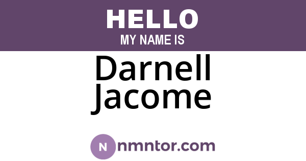 Darnell Jacome