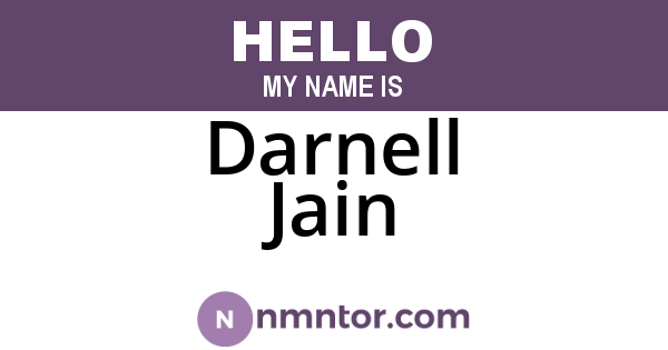 Darnell Jain