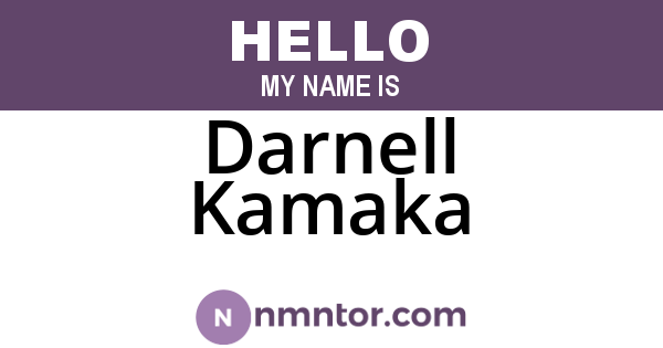 Darnell Kamaka
