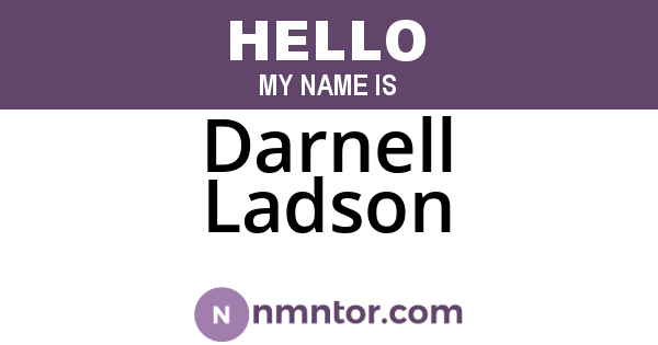 Darnell Ladson