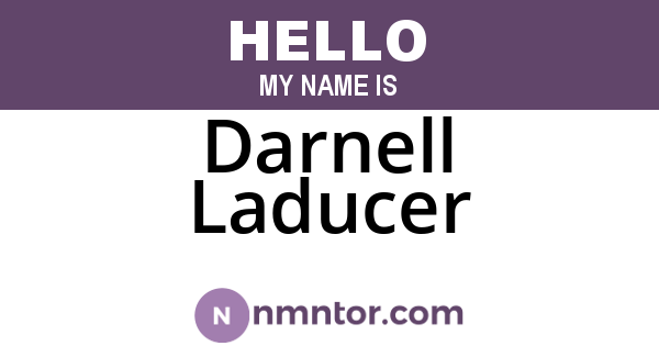 Darnell Laducer