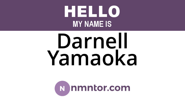 Darnell Yamaoka