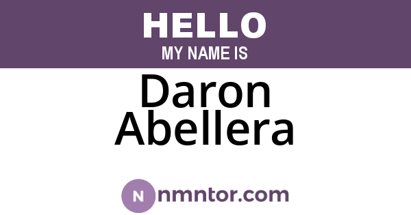 Daron Abellera