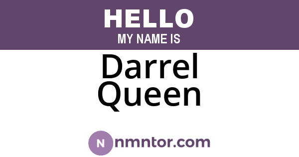 Darrel Queen