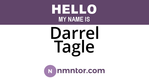 Darrel Tagle