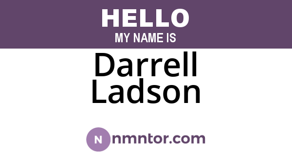 Darrell Ladson