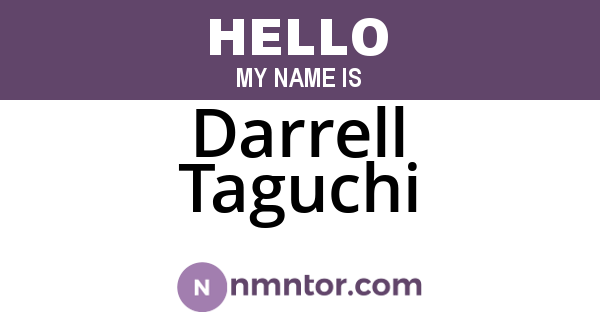 Darrell Taguchi