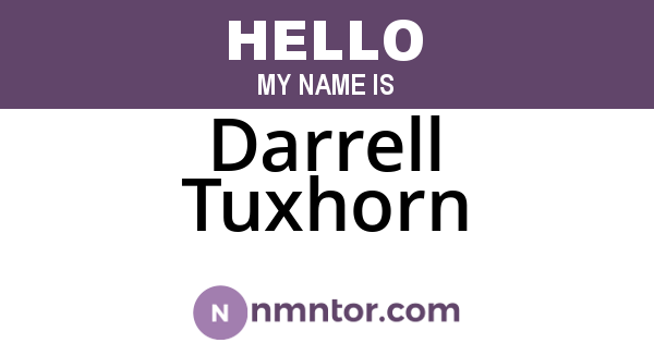 Darrell Tuxhorn