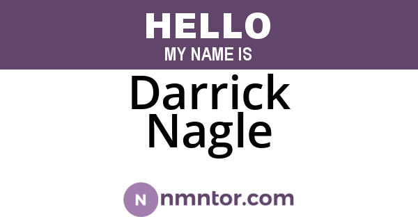Darrick Nagle