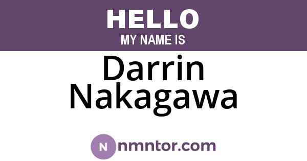 Darrin Nakagawa