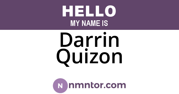 Darrin Quizon