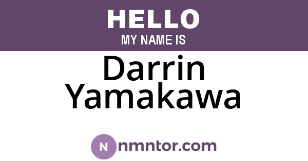 Darrin Yamakawa