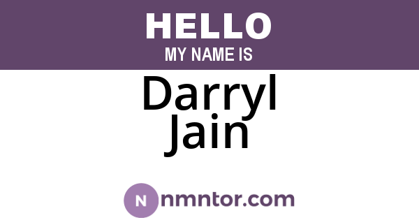 Darryl Jain