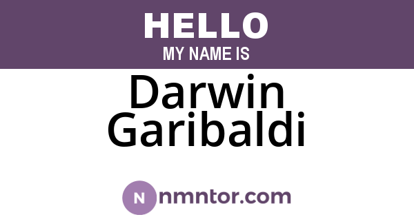 Darwin Garibaldi