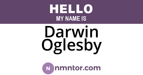 Darwin Oglesby