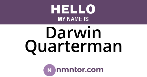 Darwin Quarterman