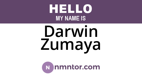Darwin Zumaya
